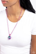 Las Vegas Drip - Pink Necklace