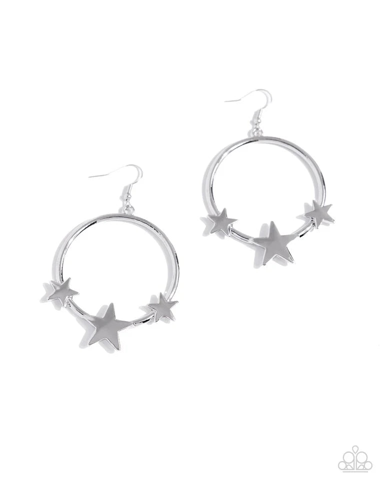 Let Sparkle Ring - Silver Earring