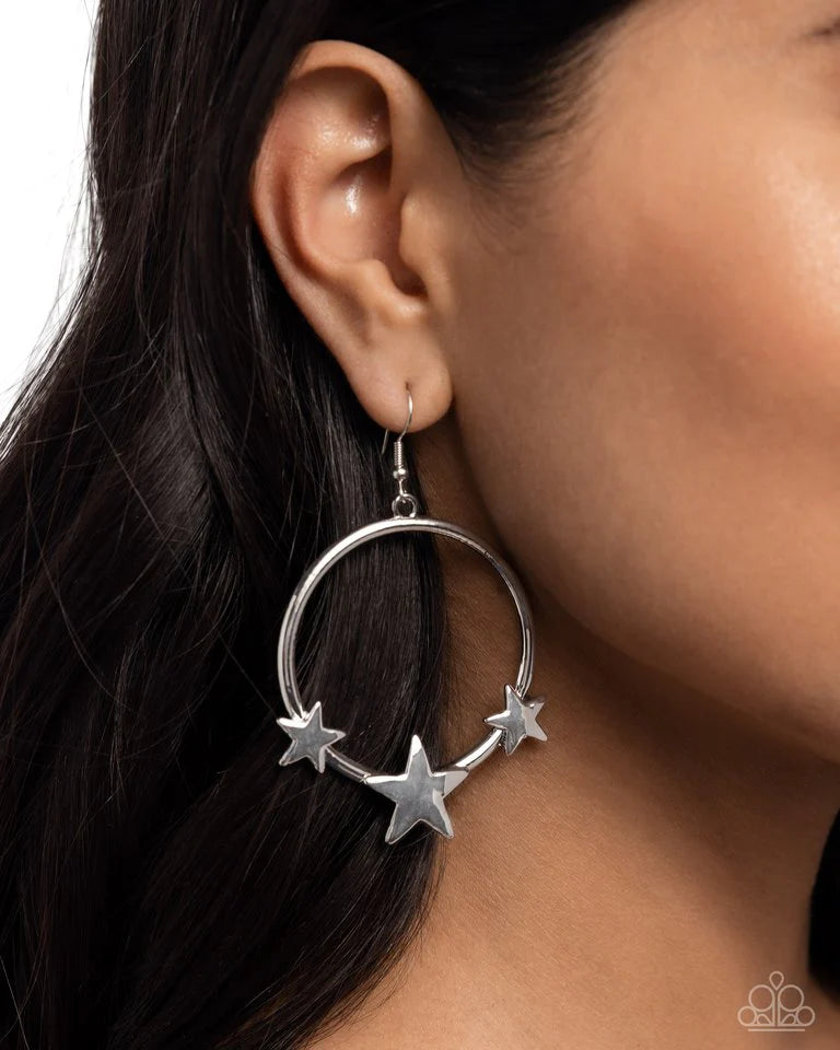 Let Sparkle Ring - Silver Earring