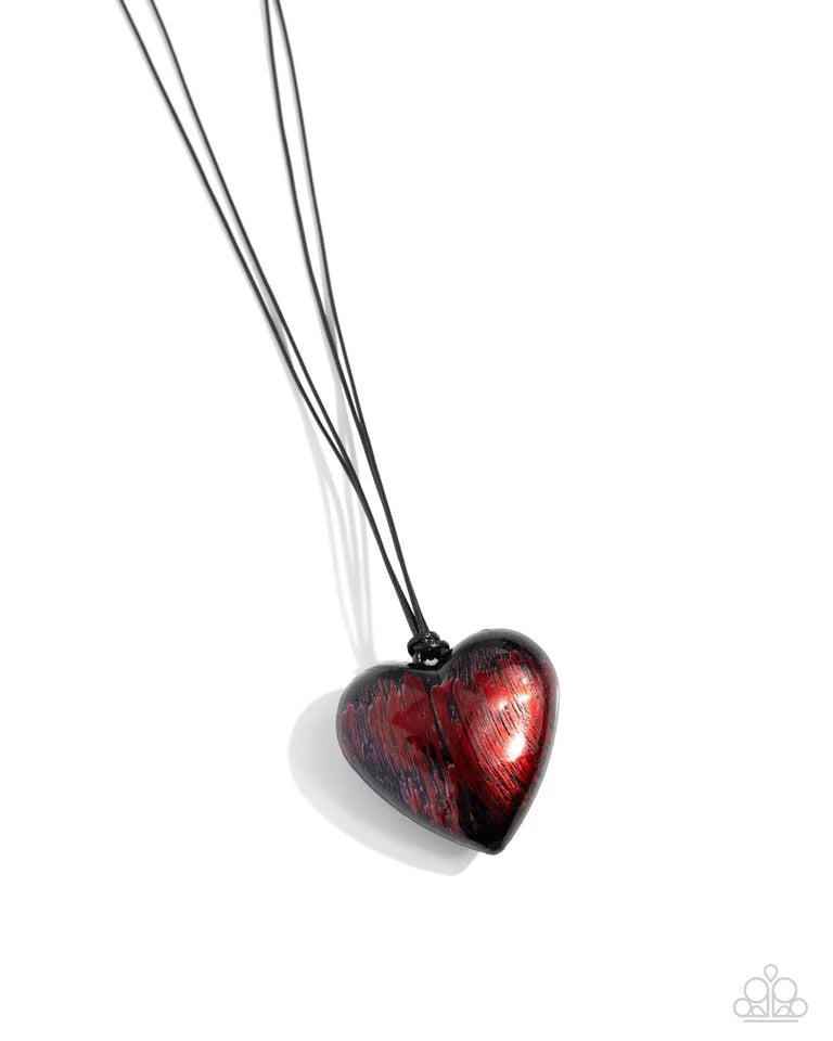 Boyfriend Behavior Red Necklace