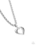Admirable Academy - White/Gold Necklace
