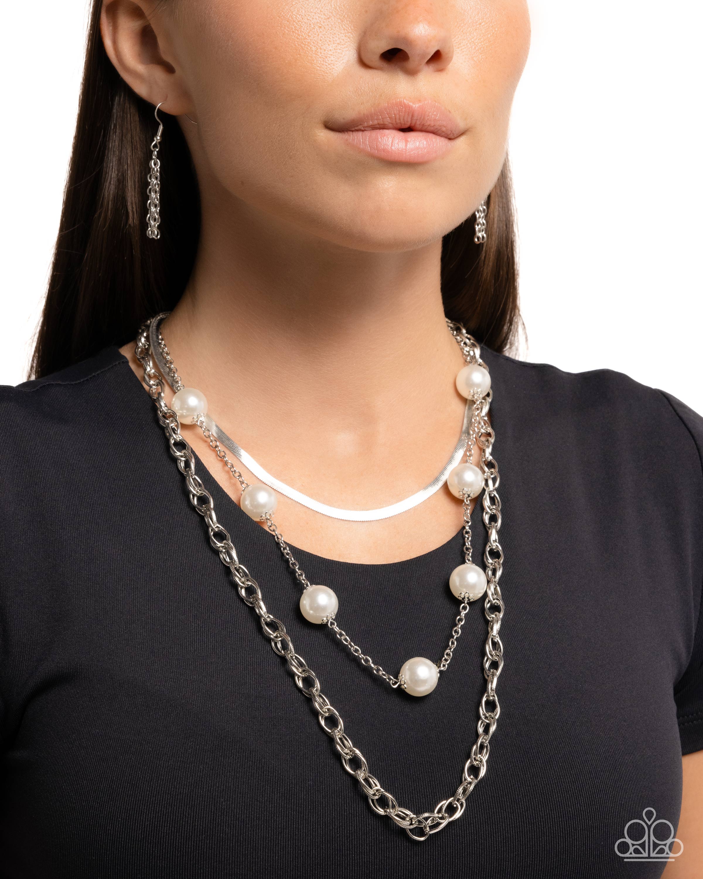 High Class Haute - White Necklace