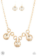 Hypnotized Gold Blockbuster Necklace