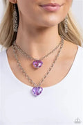Layered Love - Purple Necklace