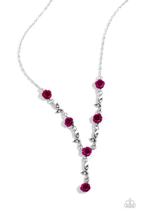 Rose Without Saying & Led by the Rose - Necklace and Earring Set