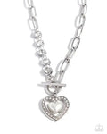 Soft-Hearted Style - White Necklace