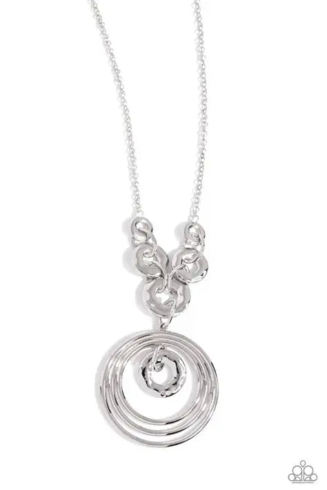 High Hoops - Silver Necklace