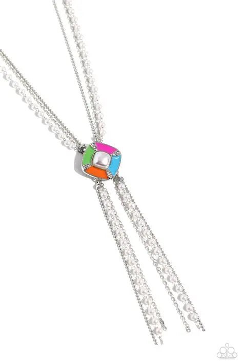 I Pinky Square - Multi Necklace