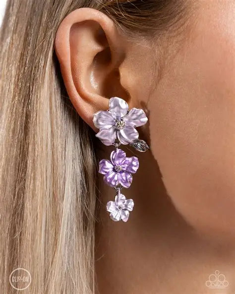 Balanced Bouquet - Clip On Earring