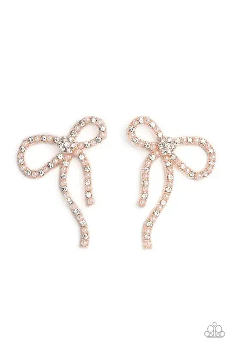 Deluxe Duet - Rose Gold Post Earring