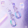 Iridescent Infatuation - Silver Earrings