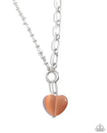 Definition of Heart - Orange Necklace