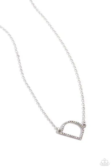 Initially Yours - White Necklace