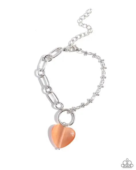 Heart Restoration - Orange Bracelet
