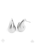 Raindrop Reveal - Silver Post Earring