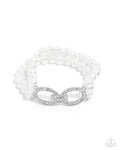 Fancy Free Fanfare White Bracelet