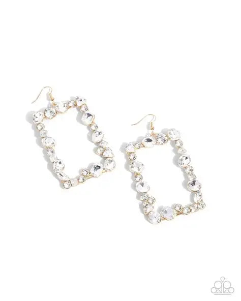 Wishful Wardrobe - Gold/Silver Earrings