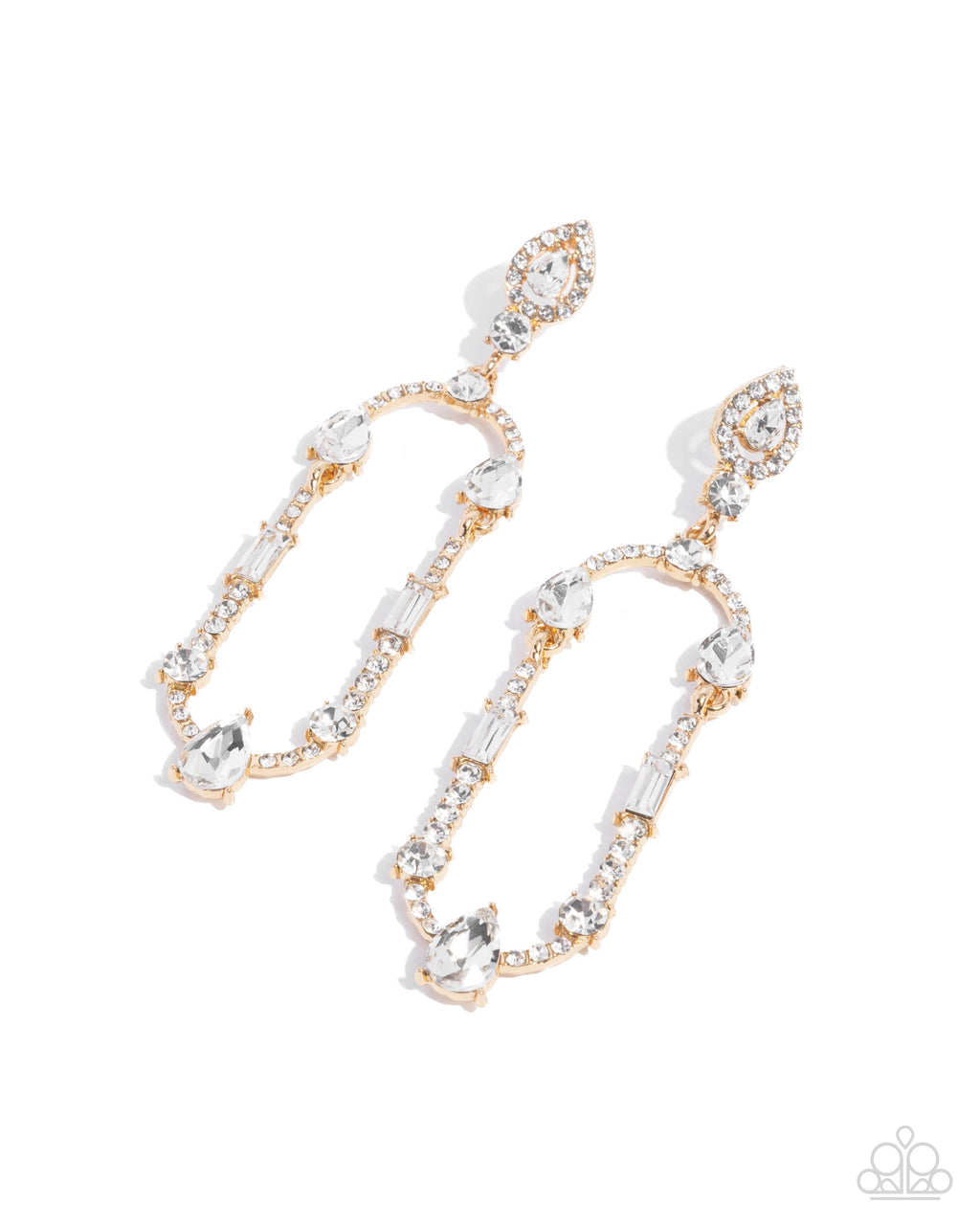 Hard to Forget Gold Post Earring