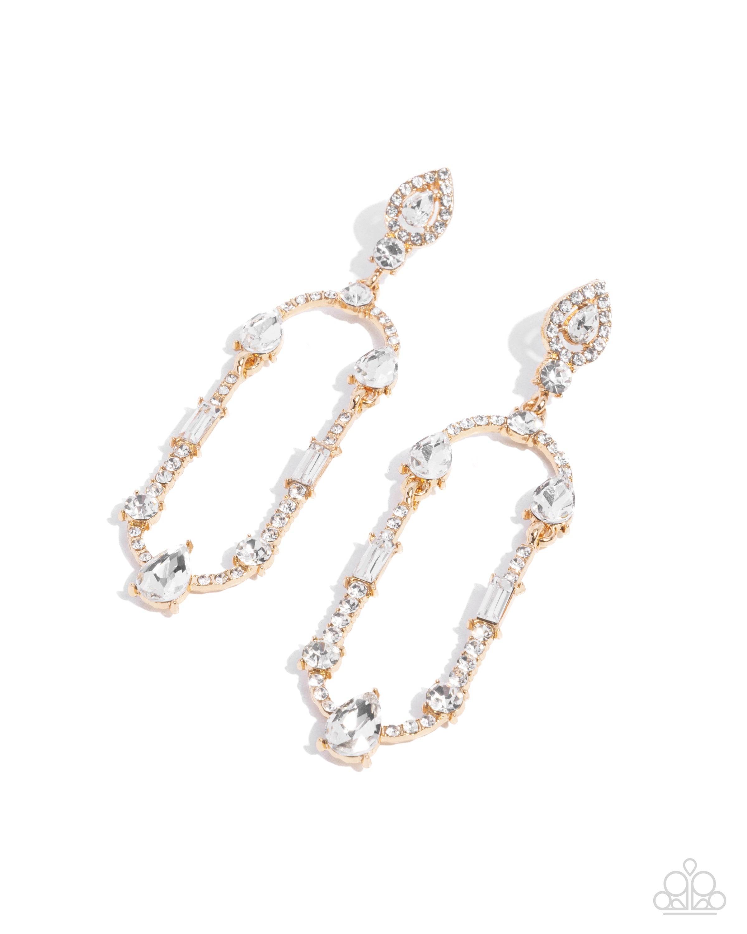 Hard to Forget Gold Post Earring