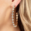 Royal Revealer - Gold Hoop Earring